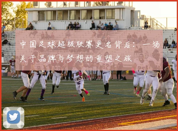 中国足球超级联赛更名背后:一场关于品牌与梦想的重塑之旅